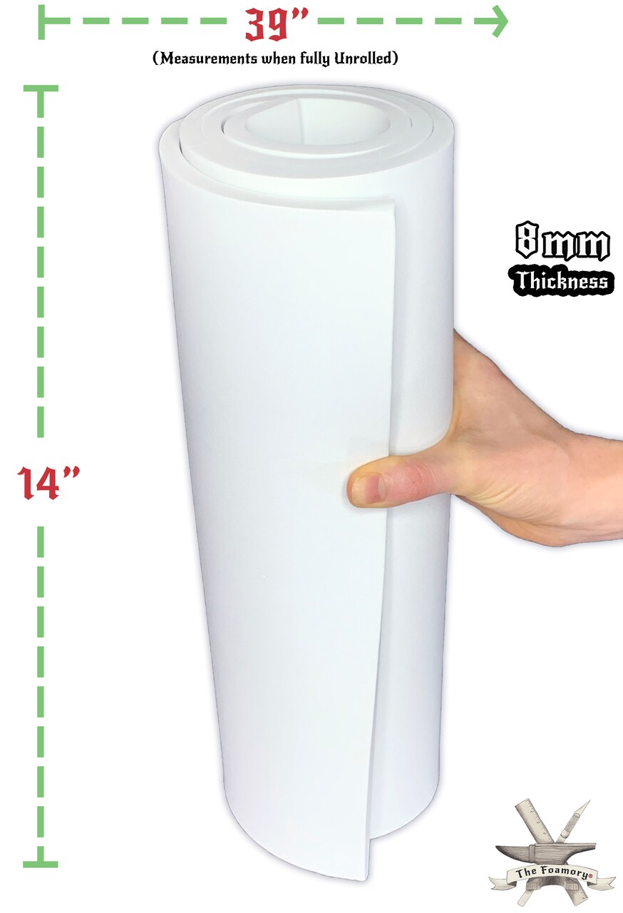 EVA Foam Cosplay | 14" x 39" Sheet | Ultra High Density 85kg/m3 | by The Foamory